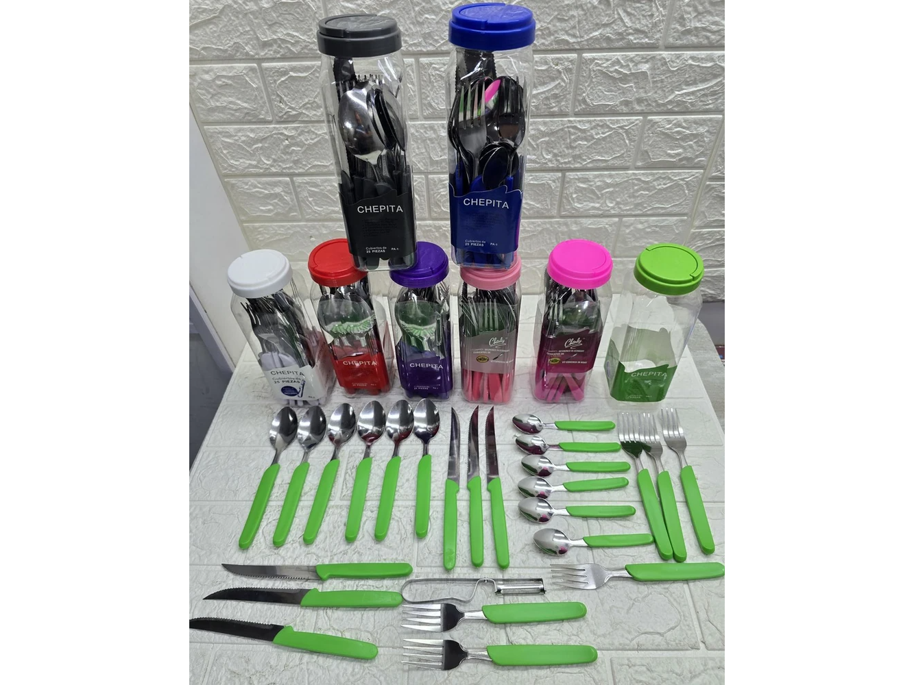 CHEPITA CUBIERTOS X 25 PIEZAS - (BLT X24)