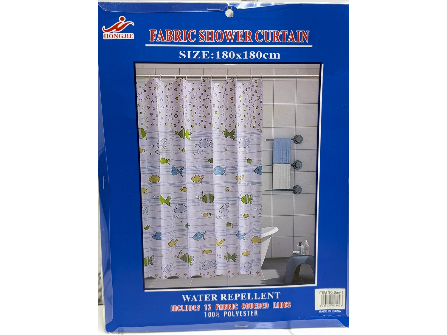 Cortina de baño x 3 piezas IRUN
