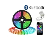CINTA LED 5V 5MTS C/ CONTROL POR SONIDO - BLUETOOTH Y CONTROL REMOTO - LELONG - YW-LD0193