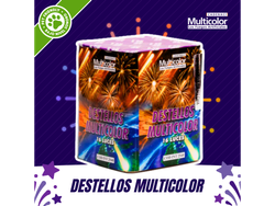 Torta Destellos Multicolor 16 Tiros