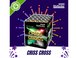 Torta Criss Cross 20 Tiros de Colores