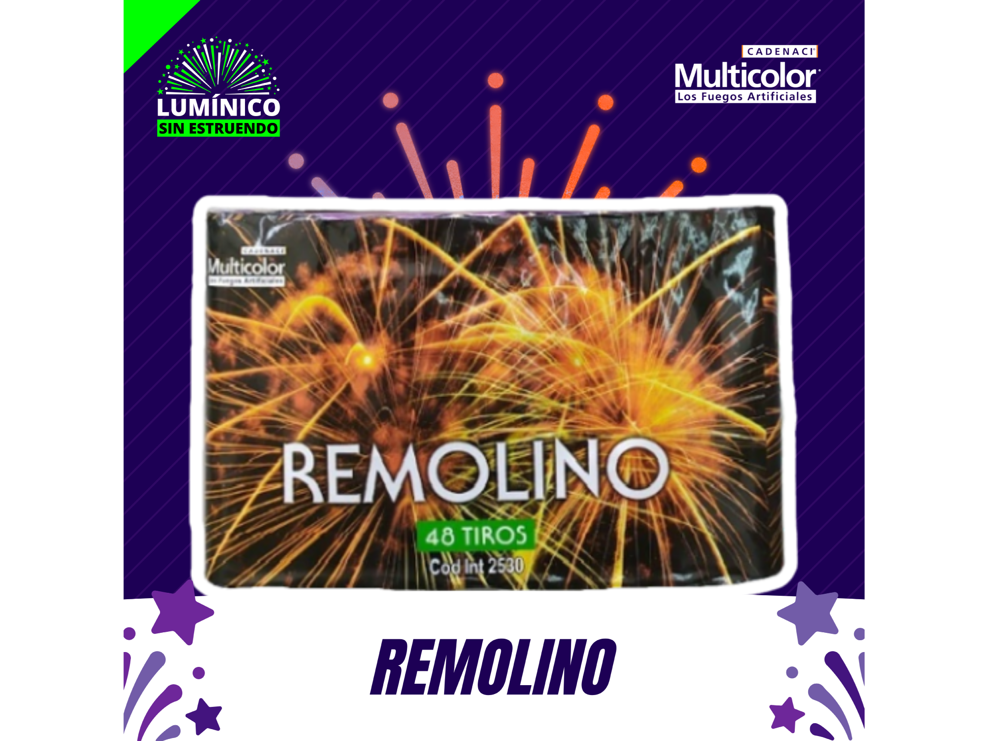 Torta Remolino 48 Tiros (SIN ESTRUENDO)