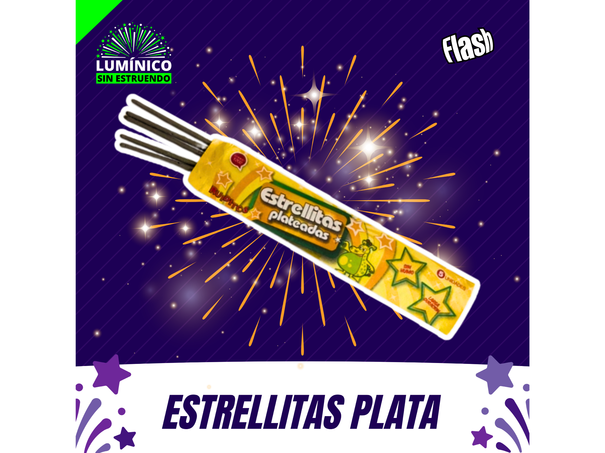 Estrellitas en sobre x 5 unidades