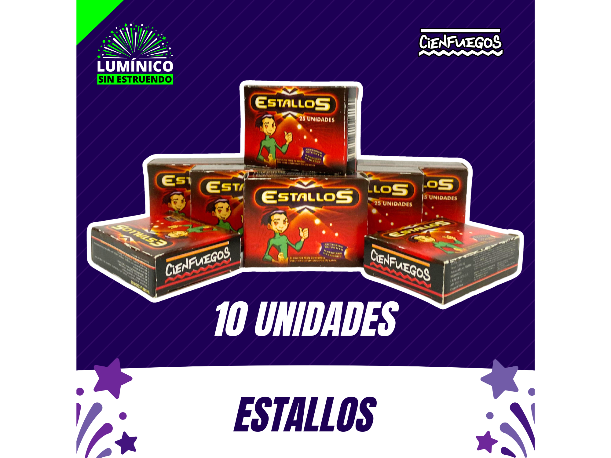 Estallos de 10 unidades