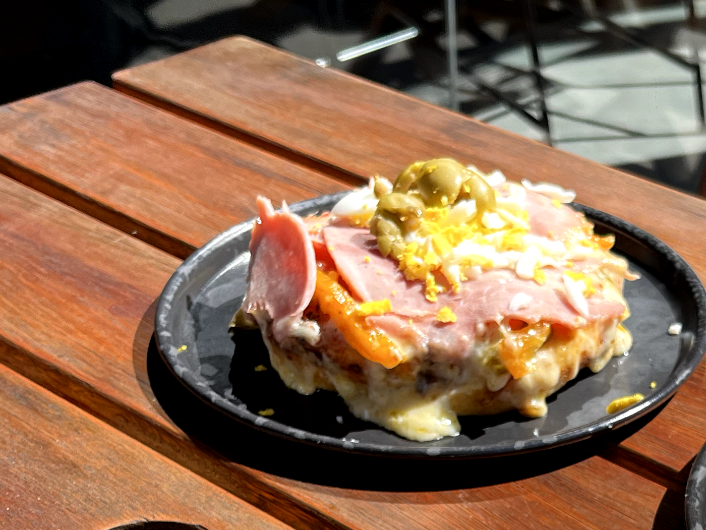 Especial con morrones y huevo