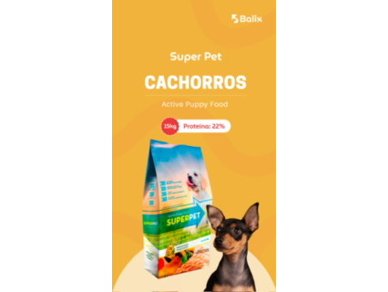 Super Pet Cachorros Active Puppy Food 15 Kg