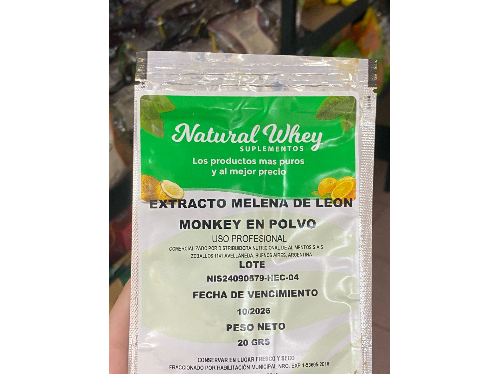HONGO MONKEY (MELENA DE LEON PURA) EN POLVO X50GR