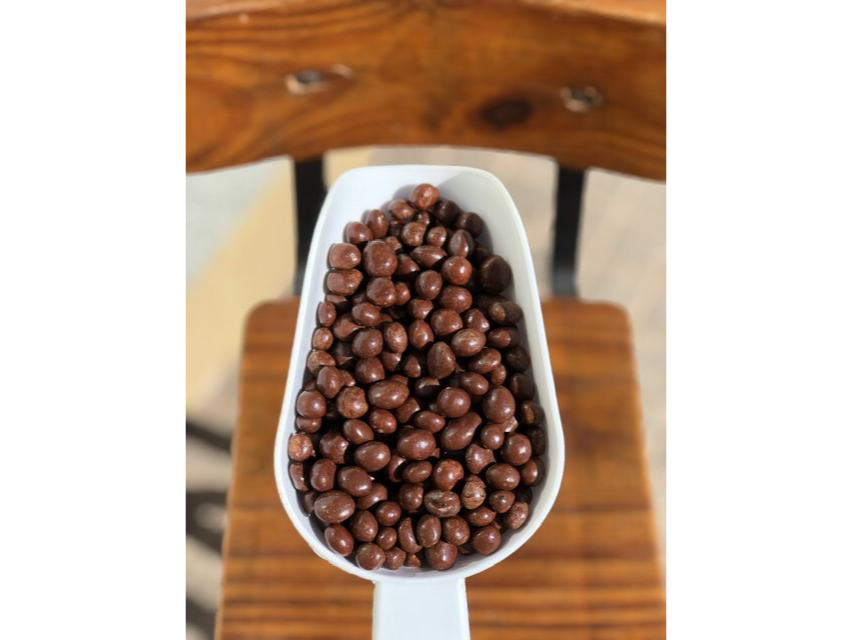 PASAS DE UVA BAÑADAS EN CHOCOLATE LECHE