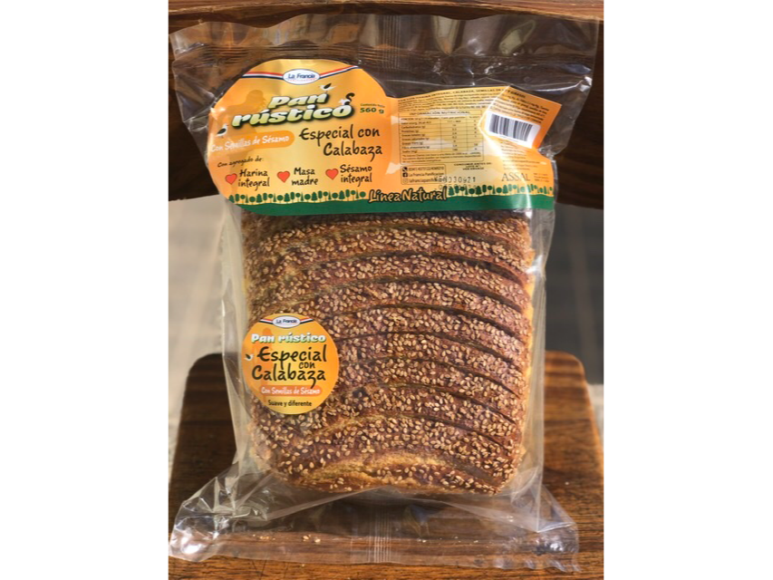 PAN RUSTICO CALABAZA