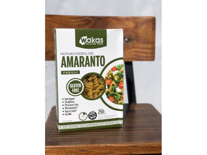 PASTA MULTICEREAL CON AMARANTO FUSILLI X 250 GR