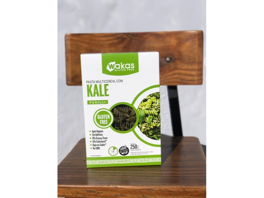 PASTA MULTICEREAL CON KALE FUSILLI X 250 GR