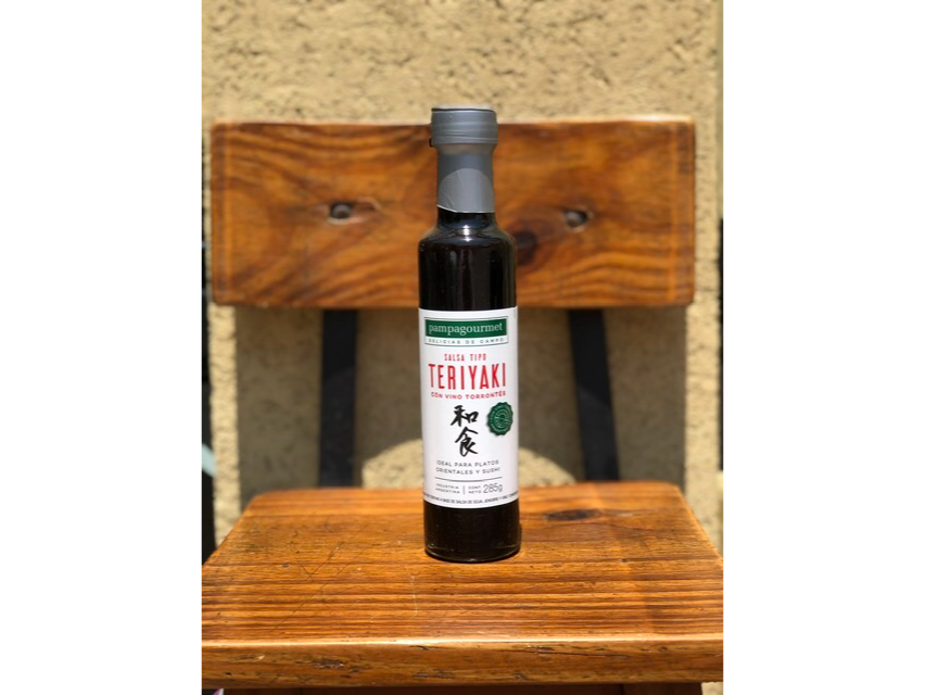 SALSA TERYYAKI CON VINO TORRONTES X 285 GRS