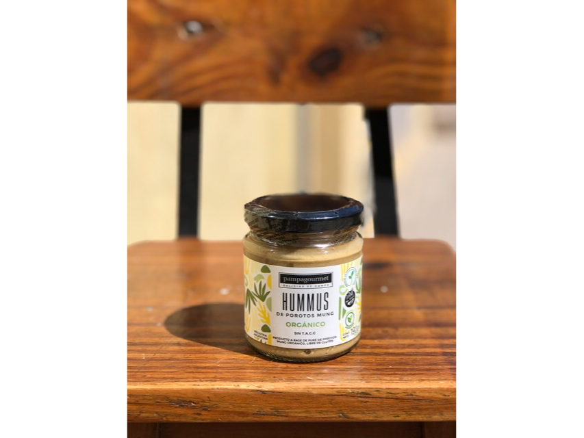 HUMMUS DE POROTOS MUNG ORGÁNICO X 190 GRS