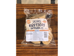 PEPAS RUSTICAS INTEGRALES DE BATATA Y SESAMO PAQUETE X 250GR