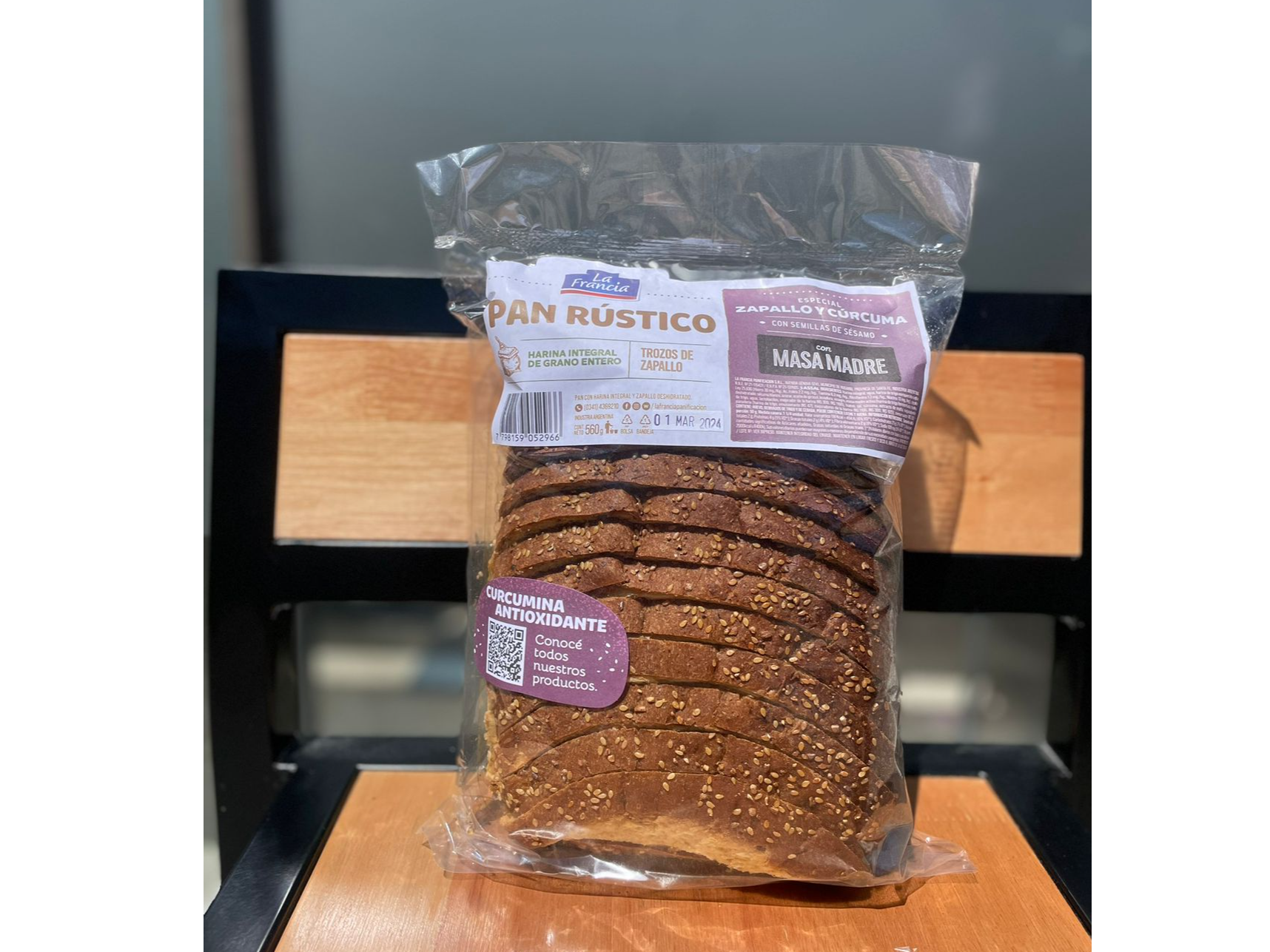 PAN ZAPALLO Y CURCUMA