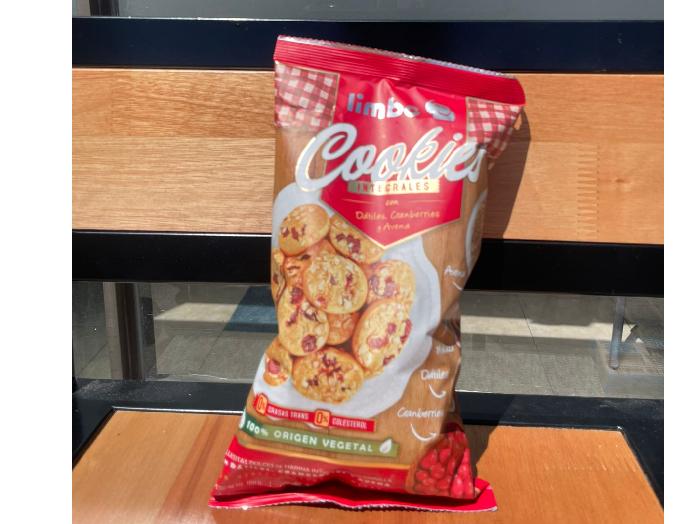 GALLETA INTEGRAL LIMBO DATILES, CRANBE Y AVENA