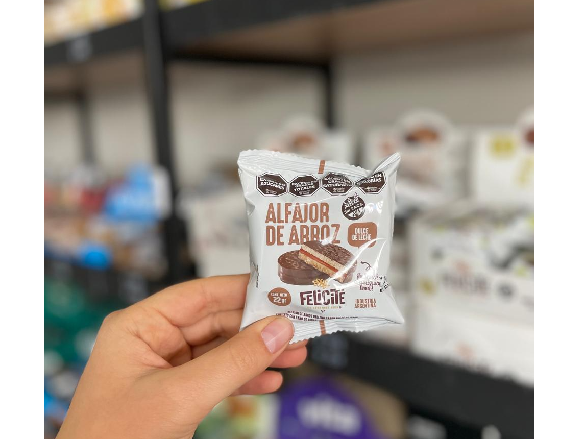 ALFAJOR DE ARROZ DULCE DE LECHE X23GR