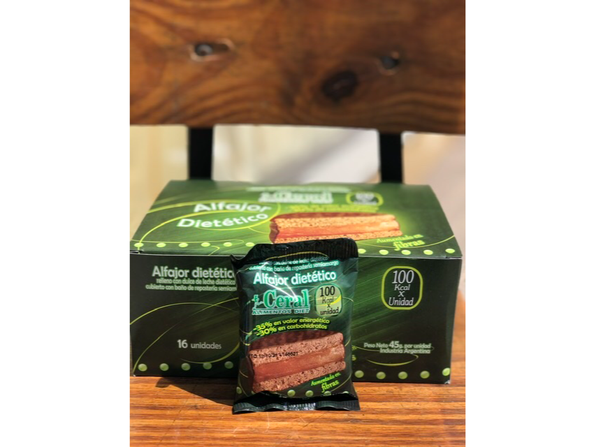 ALFAJOR DIET NEGRO x unidad