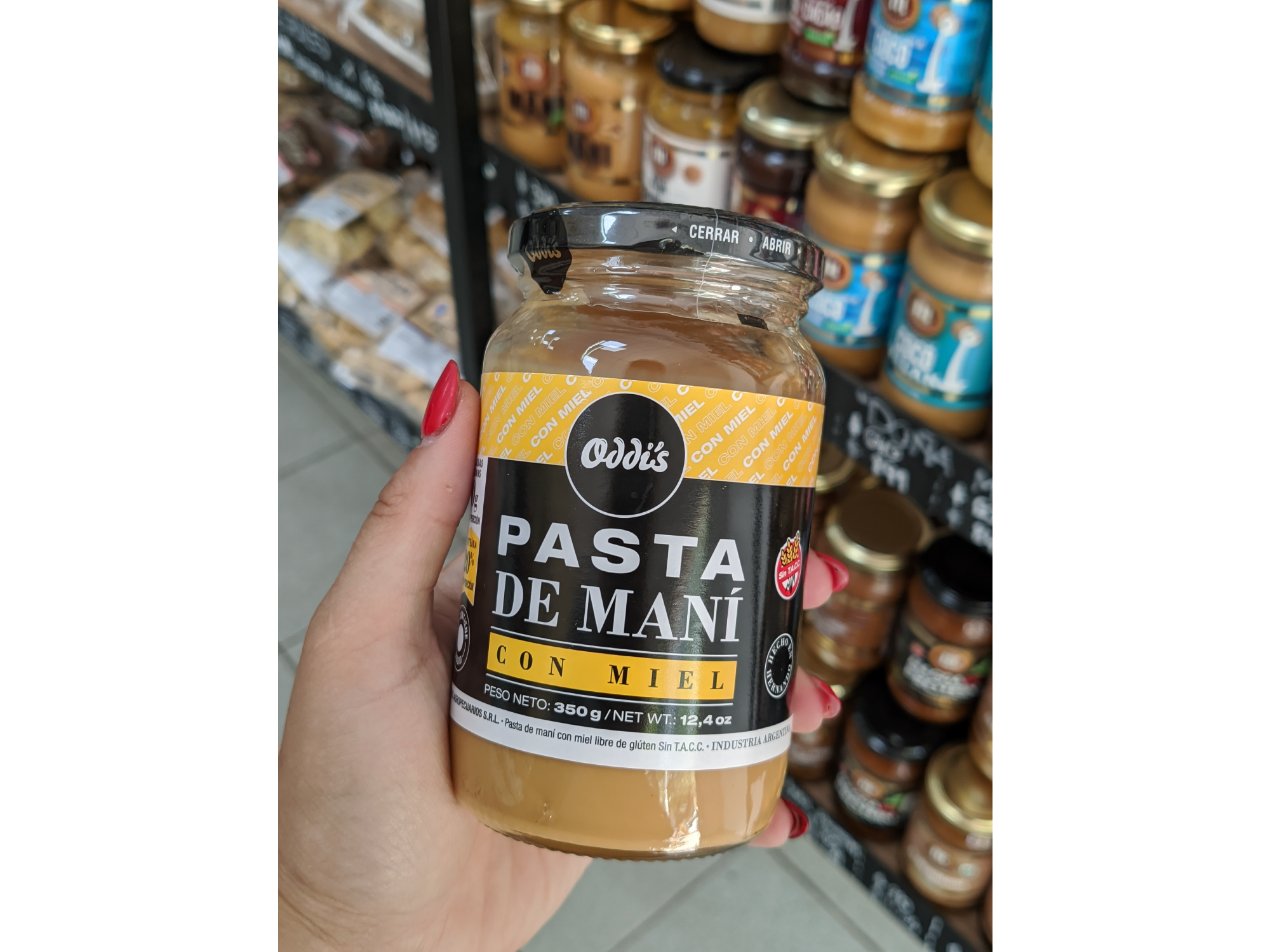 PASTA DE MANÍ CON MIEL