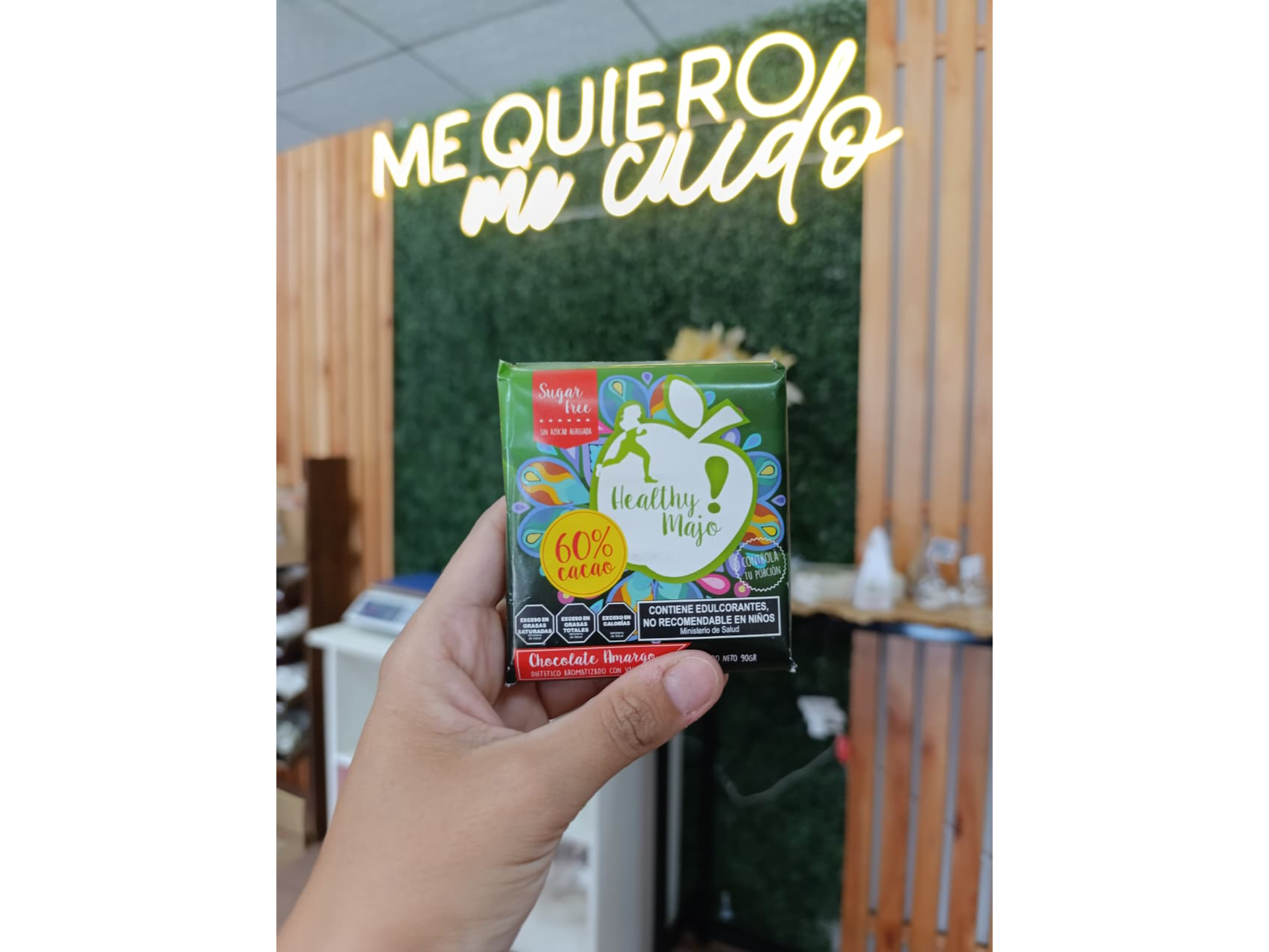 TABLETA CHOCO AMARGO 60% SIN AZUCAR X 90GR