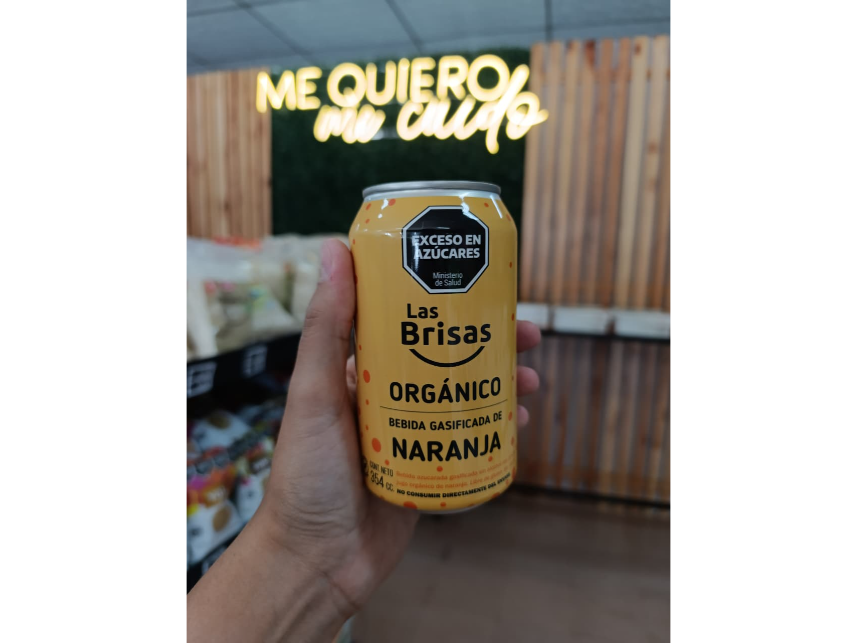 GASEOSA ORGÁNICA DE NARANJA X 354 CC.