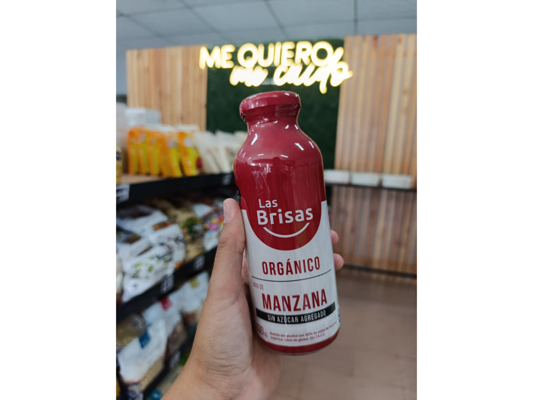 JUGO ORGÁNICO SIN AZÚCAR DE MANZANA  X 330CC.