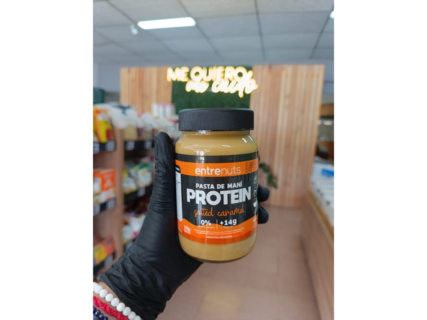 PASTA DE MANÍ PROTÉICA CARAMEL X 370GR.