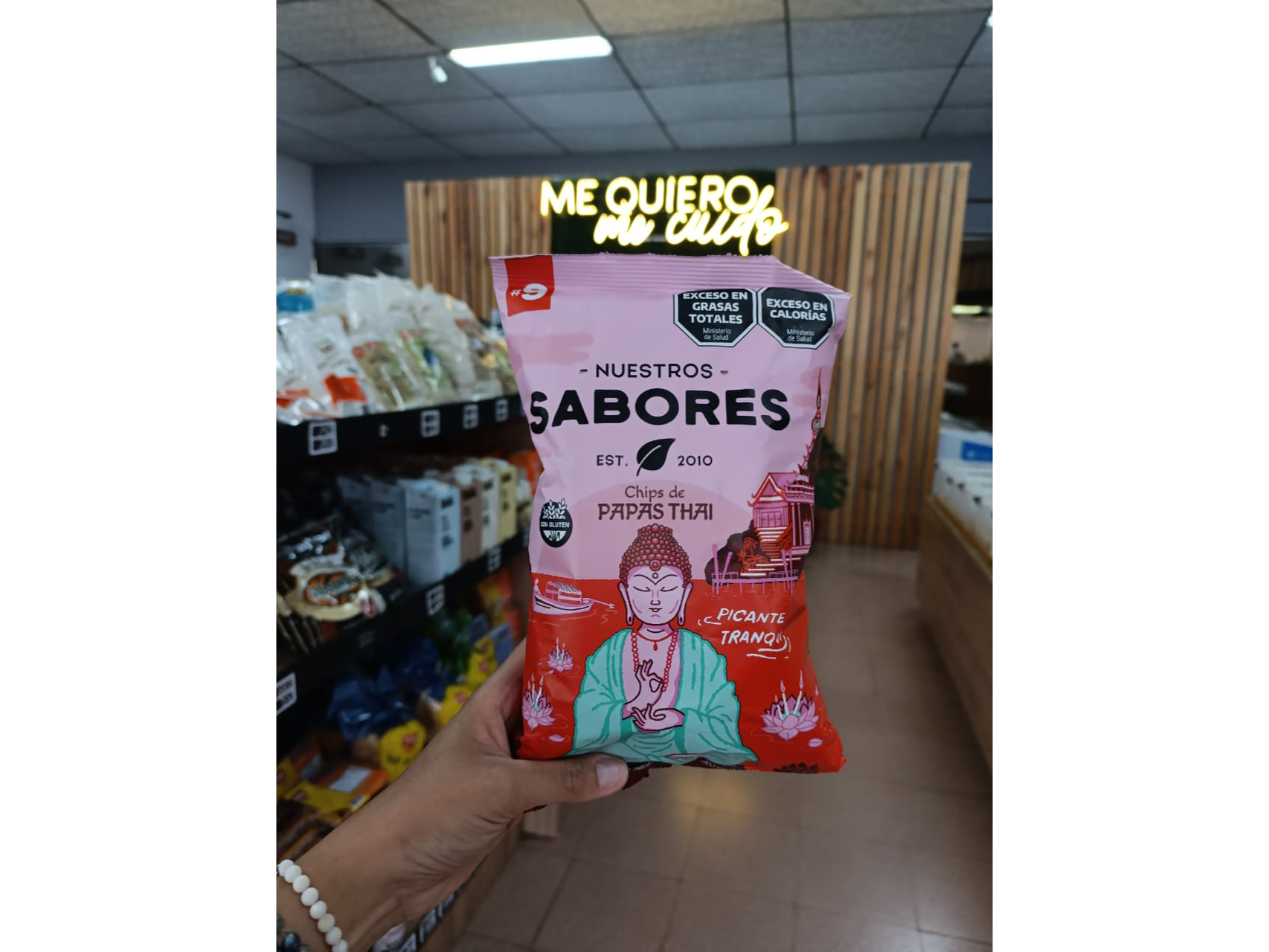 CHIP DE PAPA CON PICANTE THÁI Y SAL MARINA