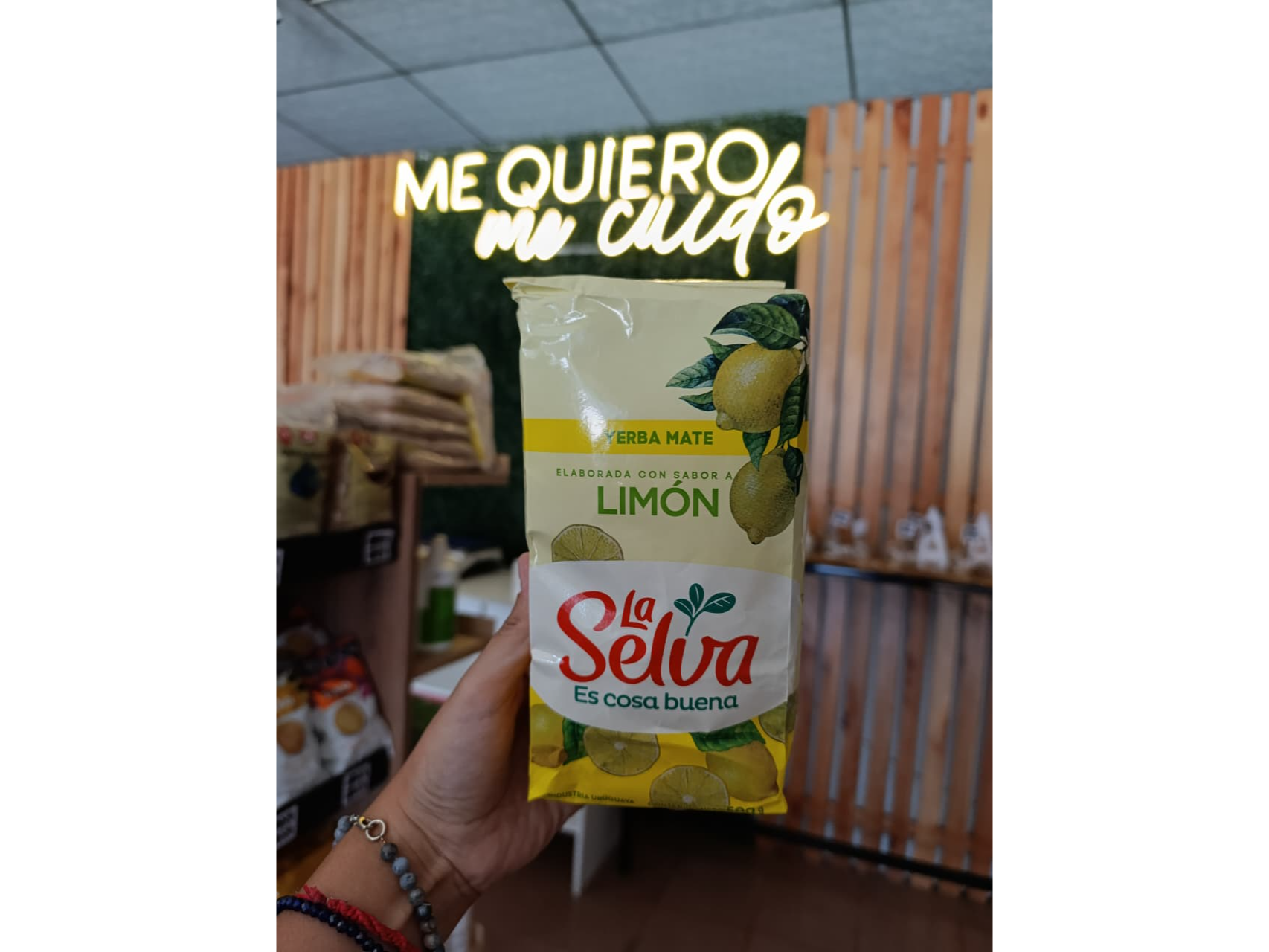 YERBA MATE C/LIMON x500G "LA SELVA"