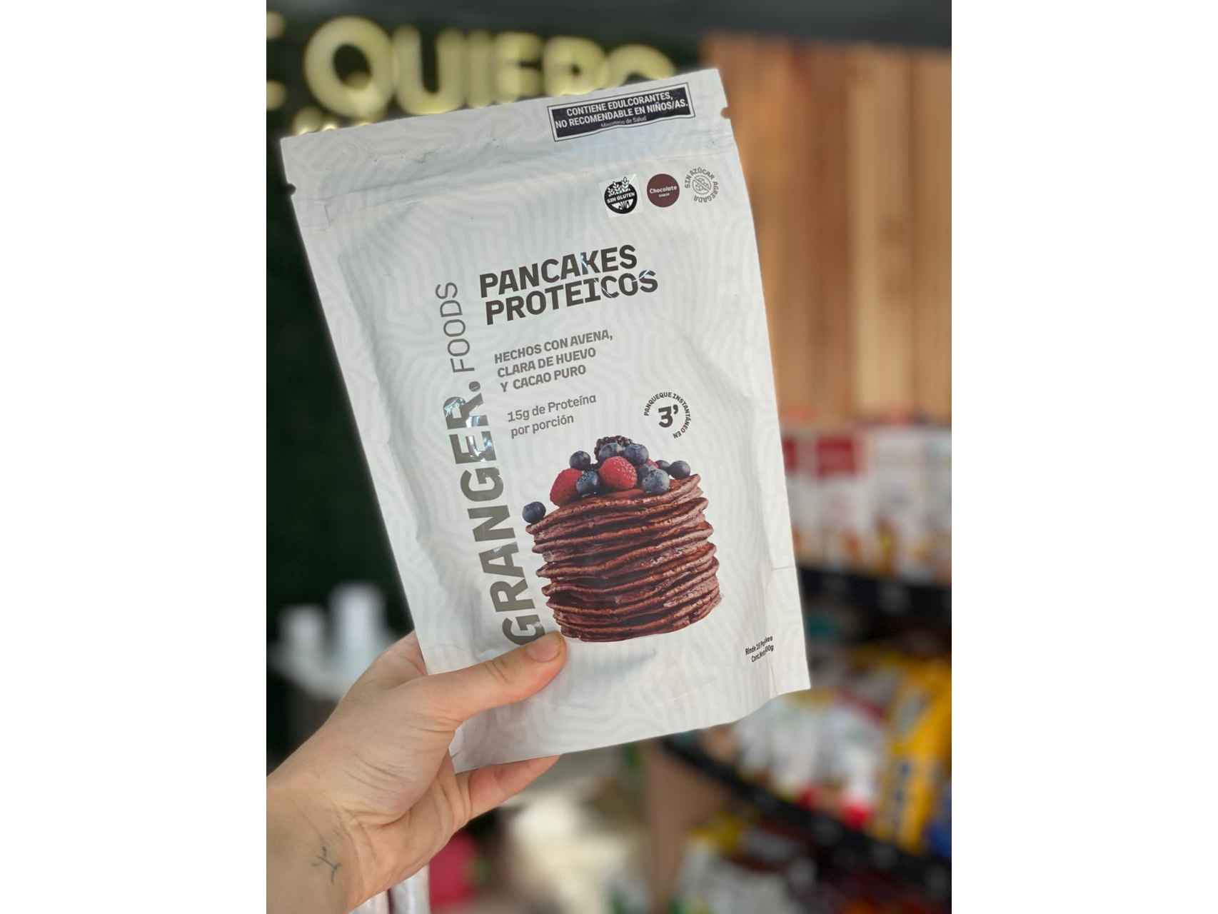 PANCAKES PROTEICOS CHOCOLATE X450GR