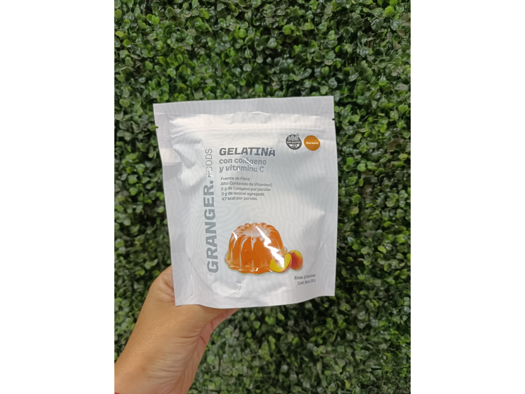 GELATINA CON COLÁGENO "GRANGER" SABOR DURAZNO