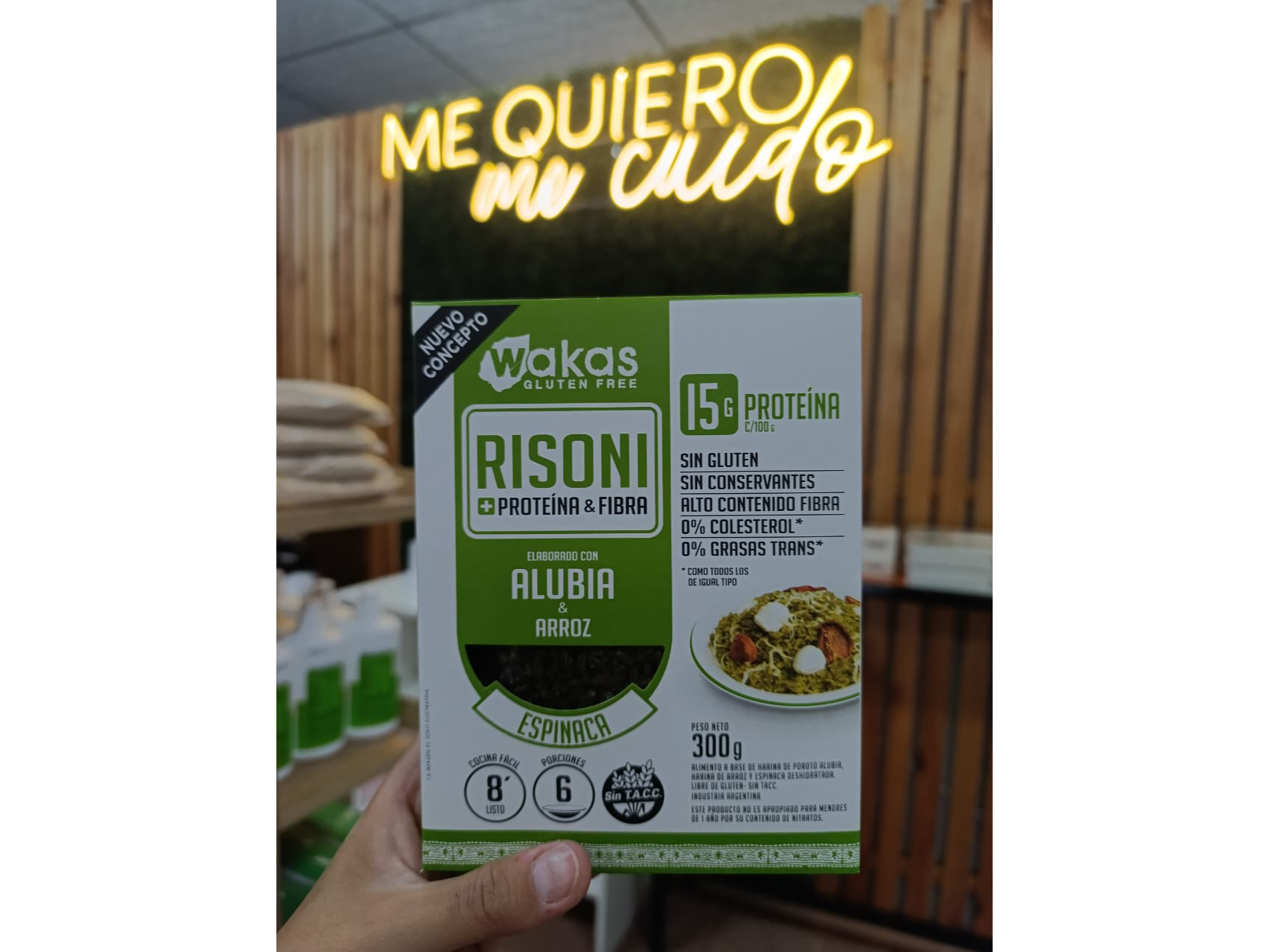 RISONI ESPINACA SIN TACC X 300GR