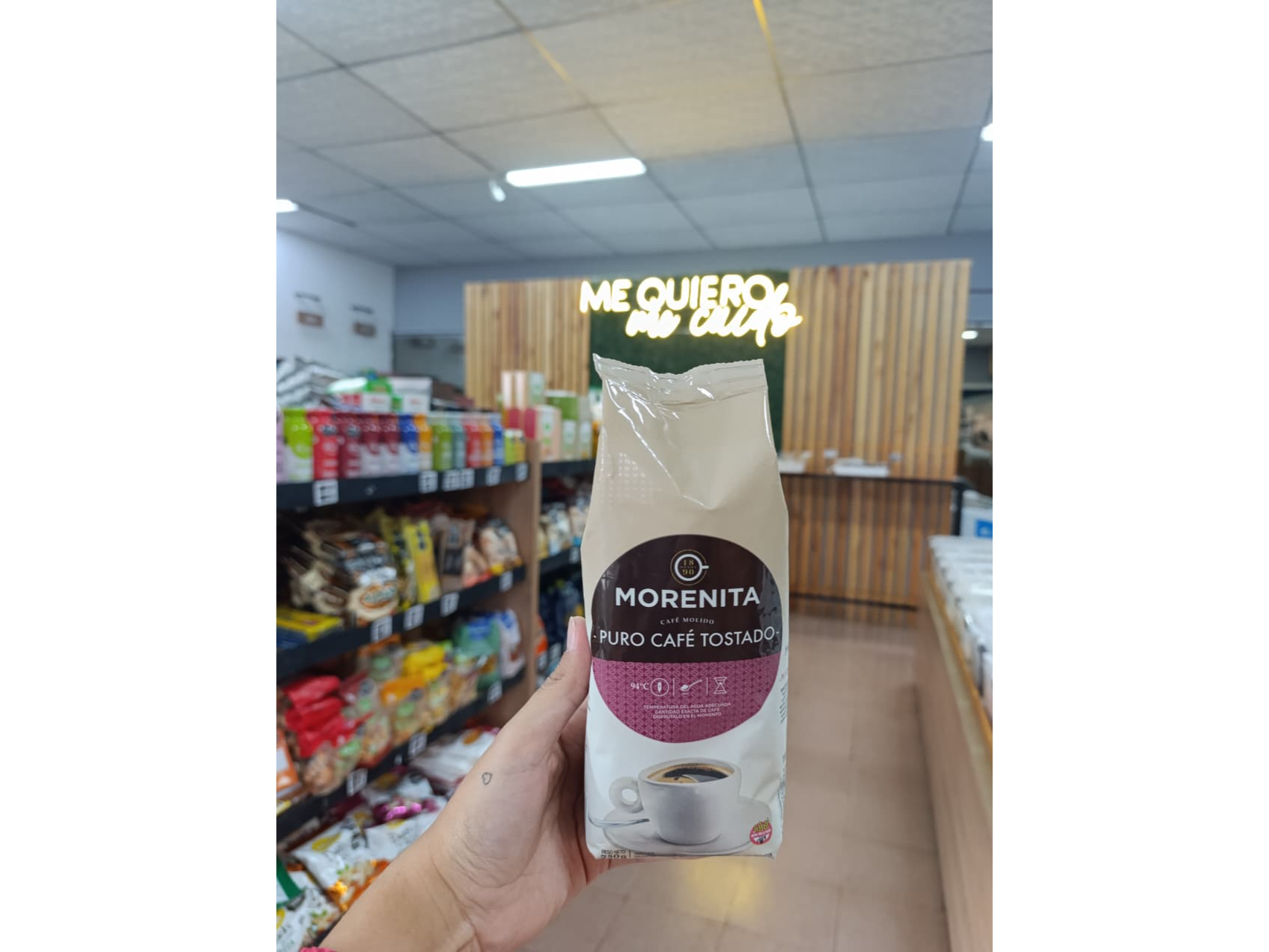 CAFÉ MOLIDO TOSTADO "LA MORENITA" PURO CAFE X 250 GR.