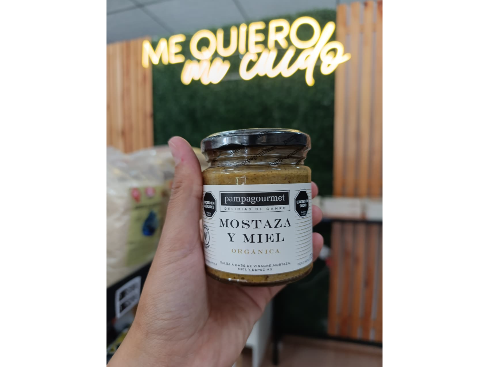 SALSA DE MOSTAZA Y MIEL ORGÁNICA X 280 GRS