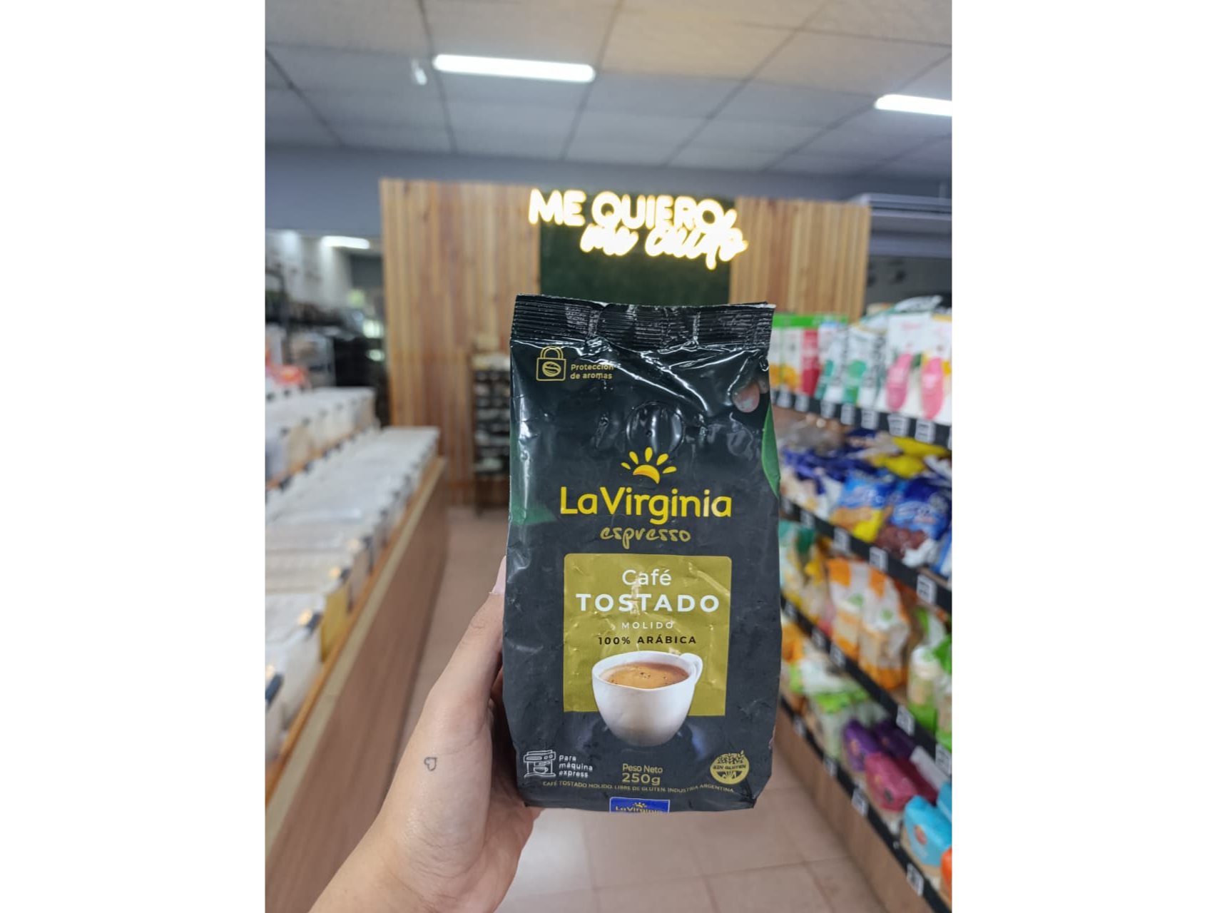 CAFÉ MOLIDO TOSTADO EXPRESSO "LA VIRGINIA" X 250 GR.