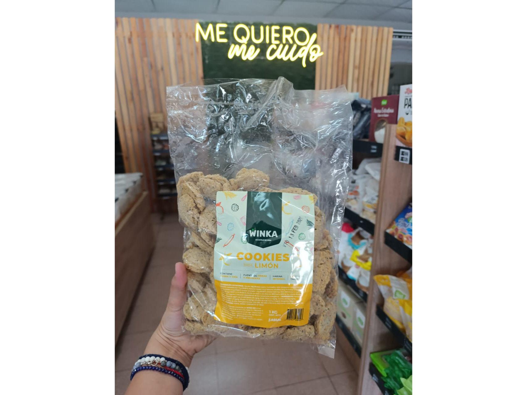 COOKIES INTEGRALES  LIMON X 1KG