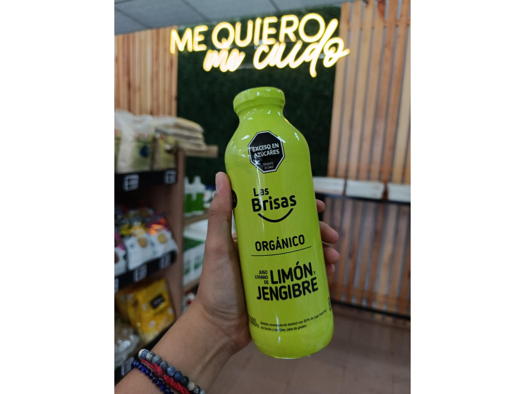 JUGO LIVIANO ORGÁNICO DE LIMÓN Y JENGIBRE X 500 CC.