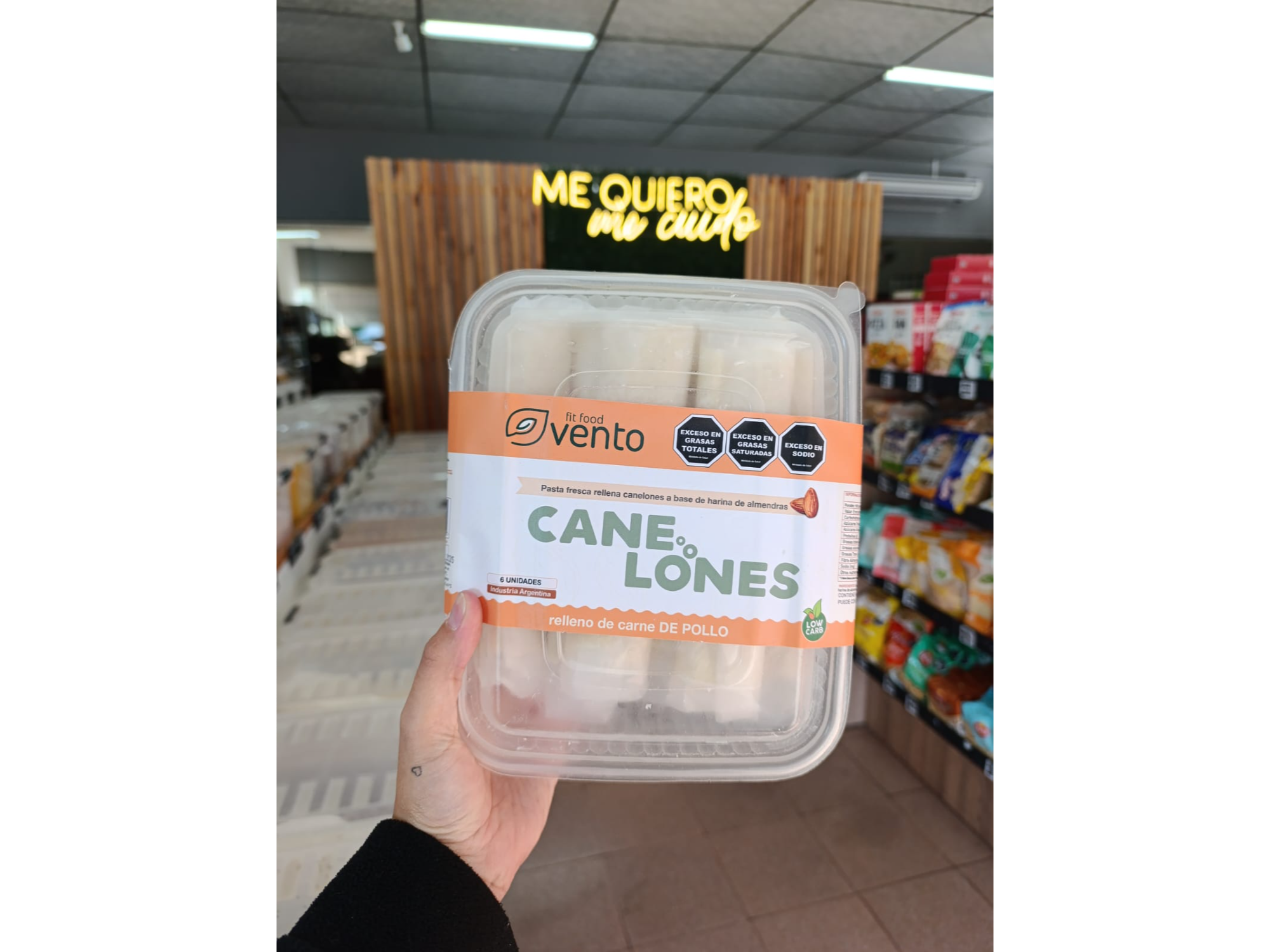 CANELONES KETO DE POLLO Y MUZZA X 6 UNID