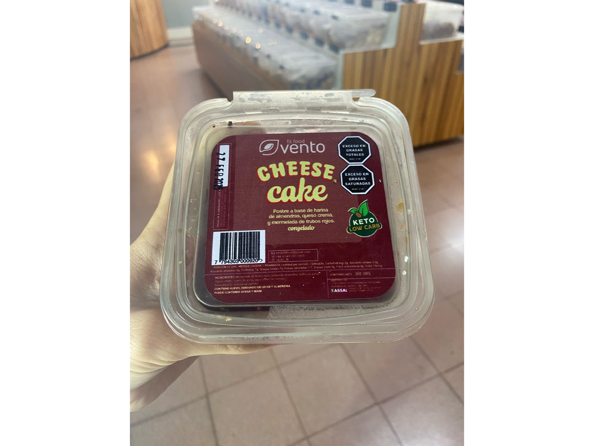 CHEESCAKE FRUTOS ROJOS KETO