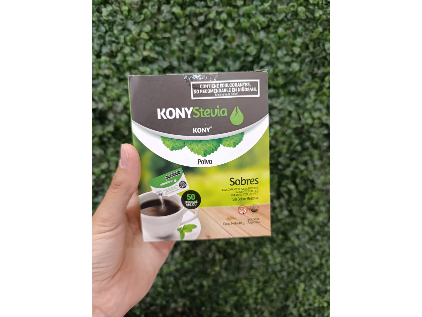 KONY STEVIA POLVO SOBRE X 50UN