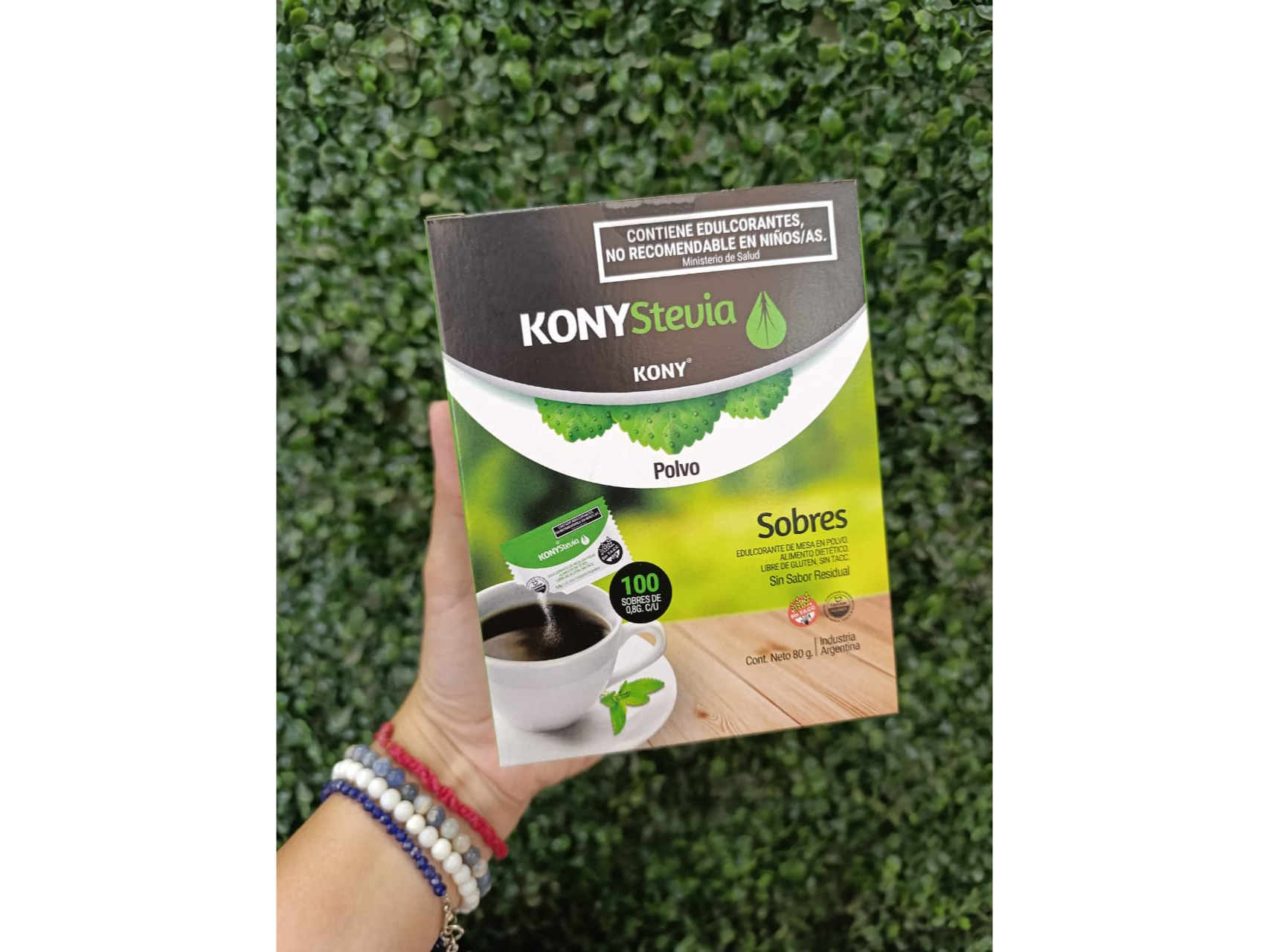 KONY STEVIA POLVO SOBRE X 100UN