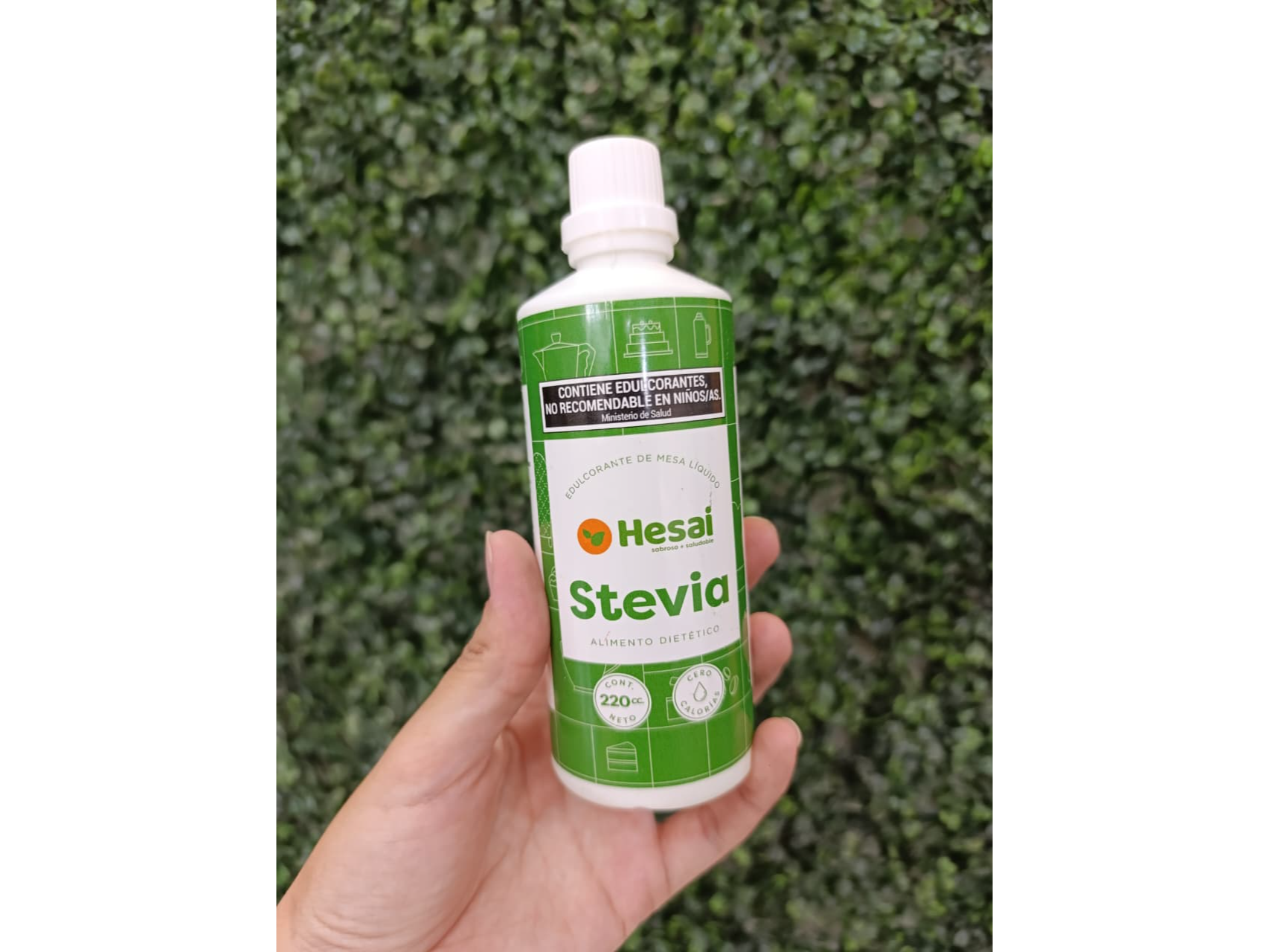 STEVIA "HESAI" LIQUIDA X 220 ML.