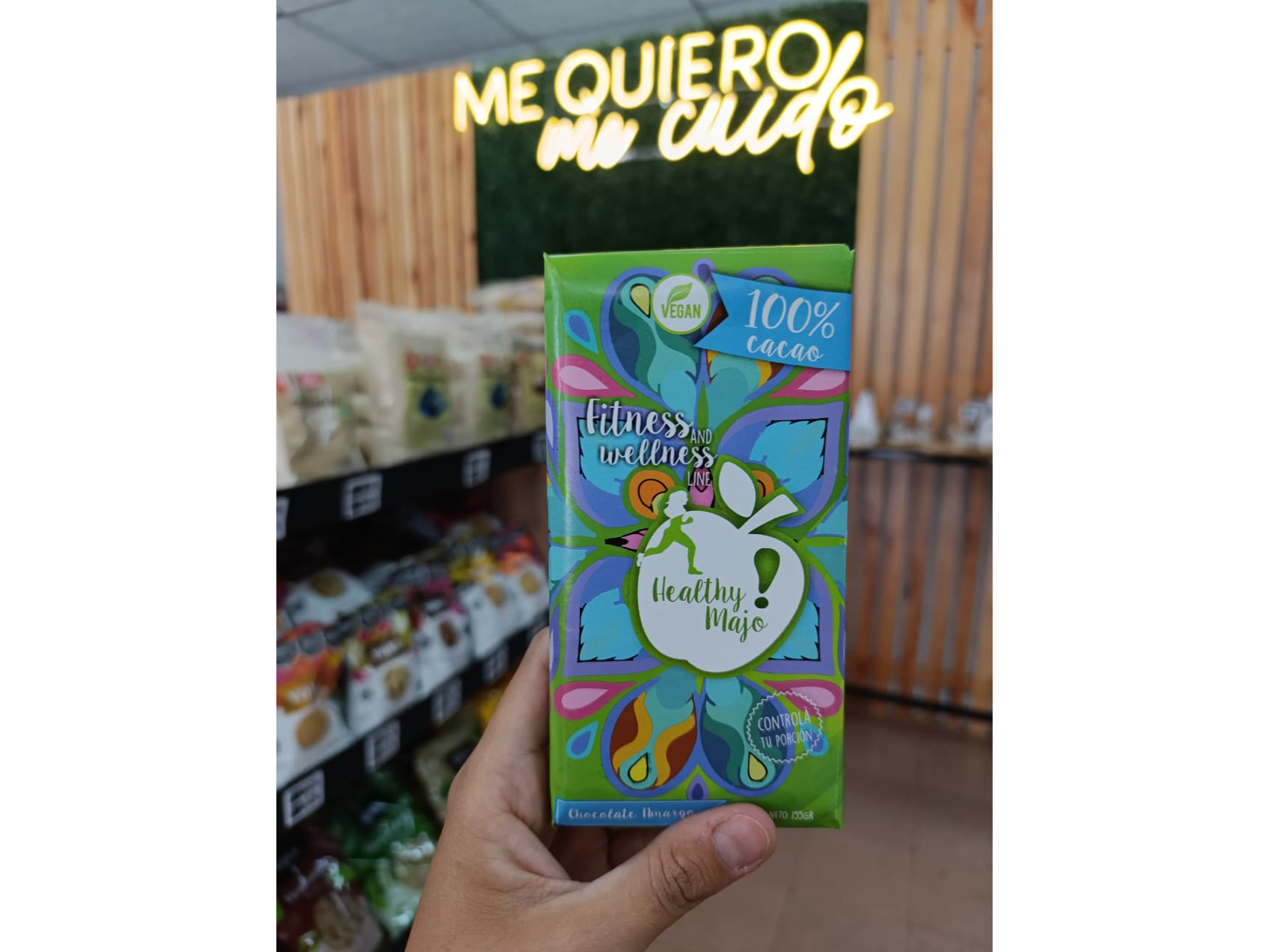 TABLETA DE CHOCOLATE AMARGO  100% CACAO X 155GR