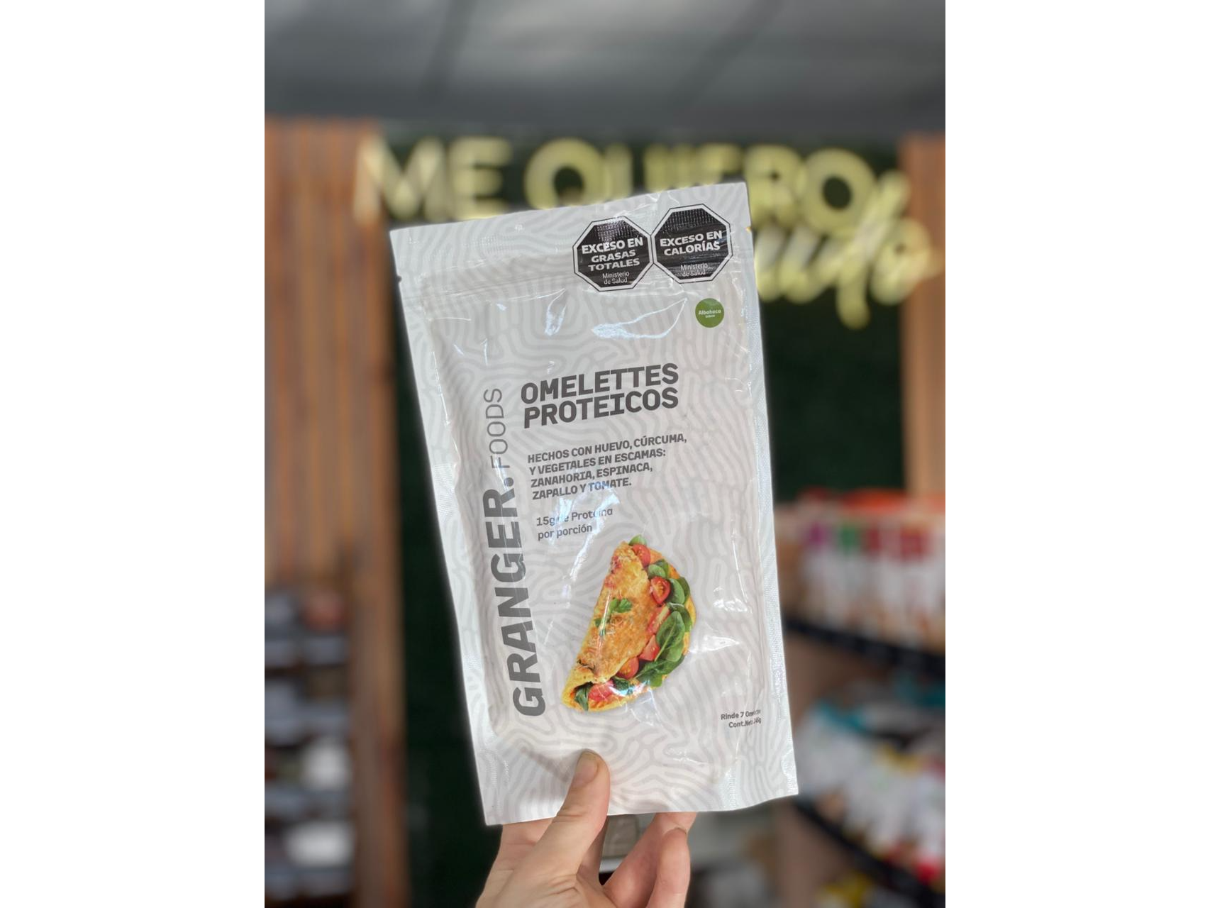 OMELETTE DE ALBAHACA Y MIX DE VERDURAS "GRANGER"