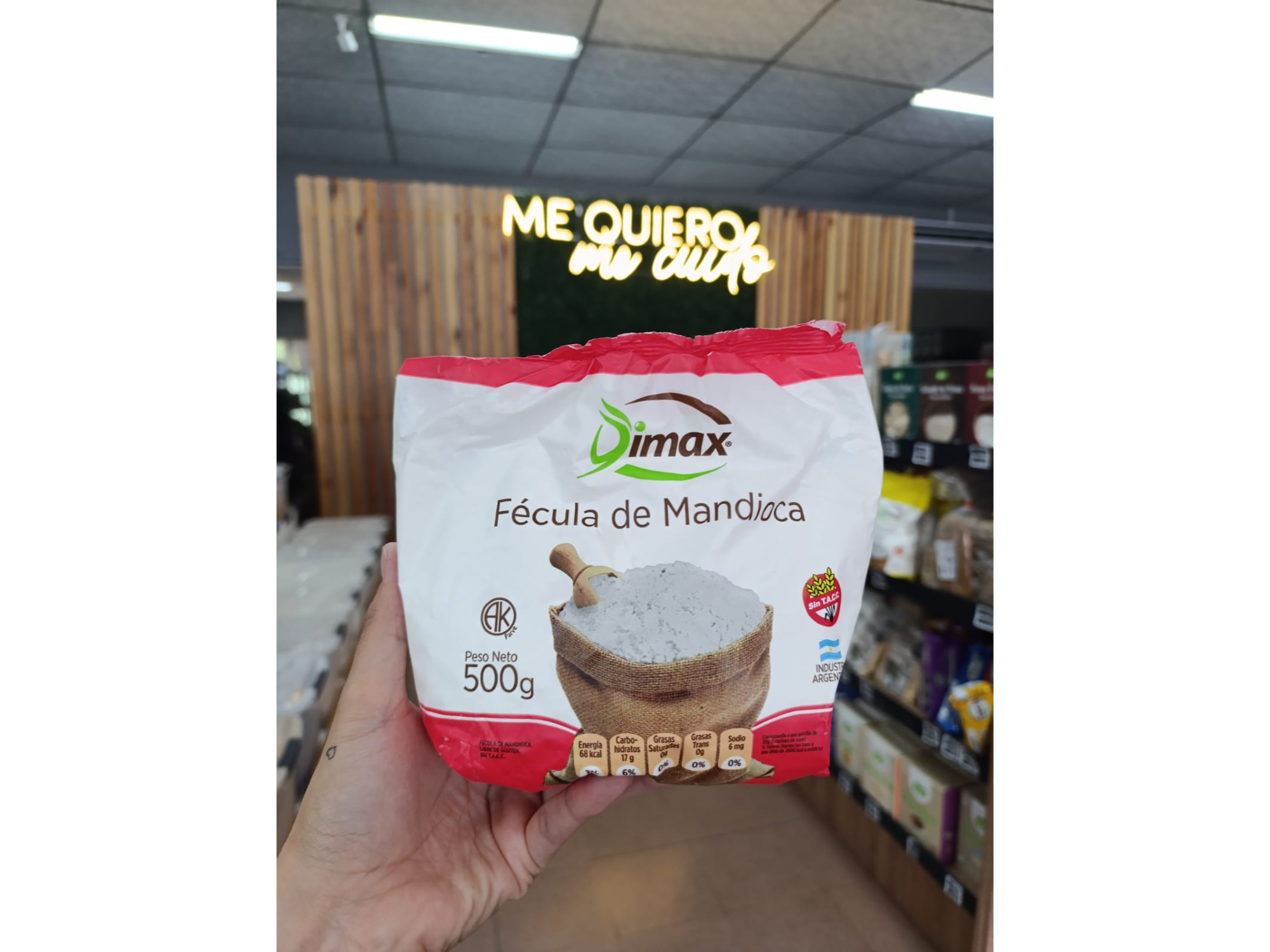 FECULA DE MANDIOCA SIN TACC X 500GR