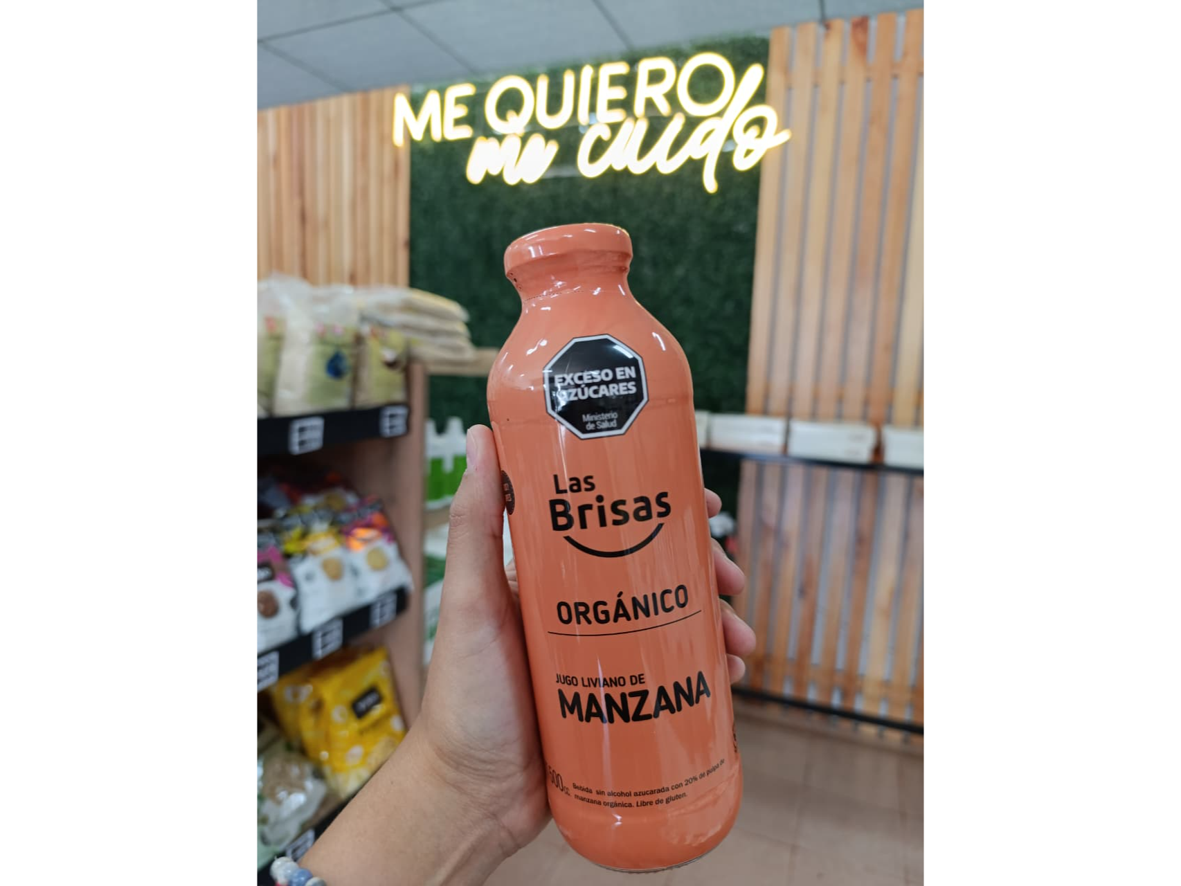 JUGO LIVIANO ORGÁNICO DE MANZANA X 500 CC.