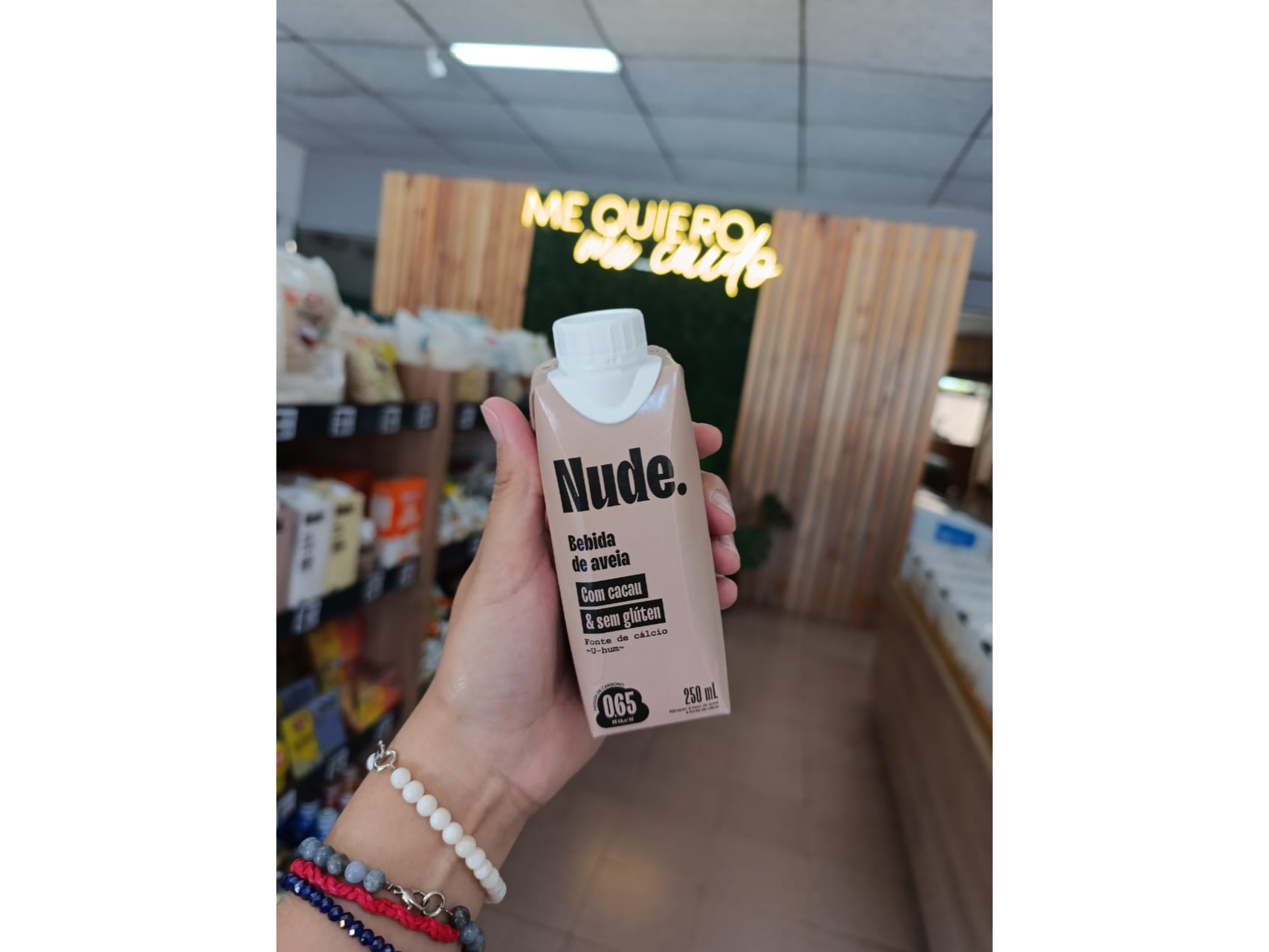 BEBIDA DE AVENA CACAO "NUDE" SIN GLUTEN X 200ML.