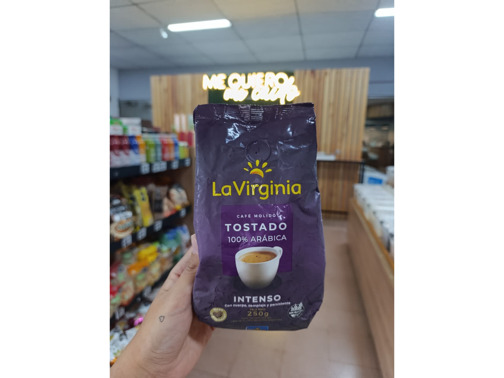 CAFÉ MOLIDO TOSTADO INTENSO "LA VIRGINIA" X 250 GR.