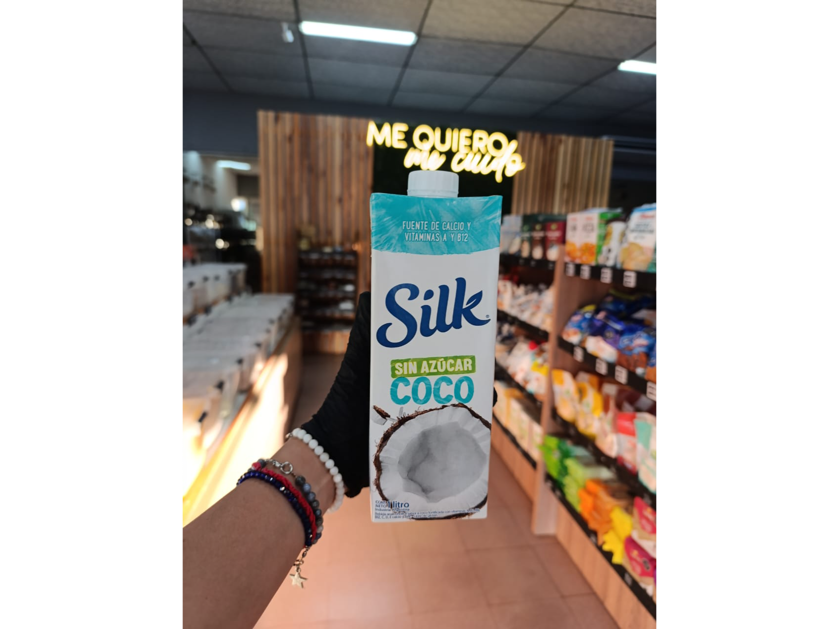 LECHE DE COCO SIN AZUCAR "SILK" X LT.