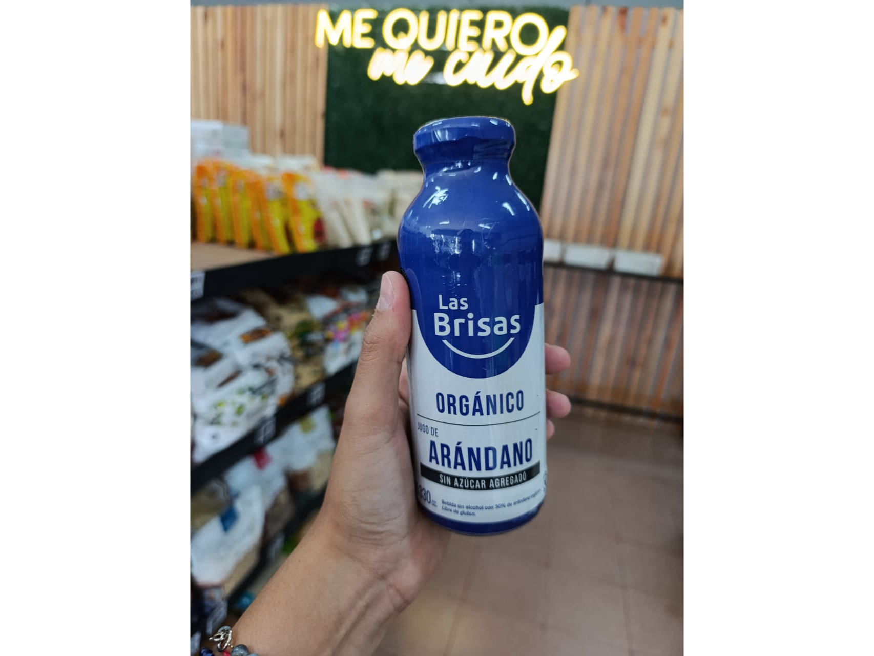 JUGO ORGÁNICO SIN AZÚCAR DE ARÁNDANOS  X 330CC.